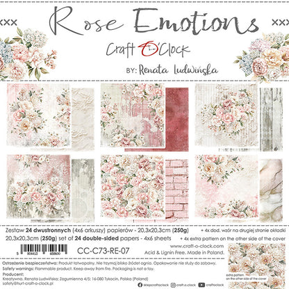 Craft o `clock - Rose Emotion 8x8"