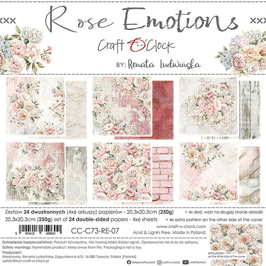 Craft o `clock - Rose Emotion 8x8"