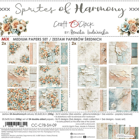 Craft o`clock - Sprites of harmony -8x8" mix
