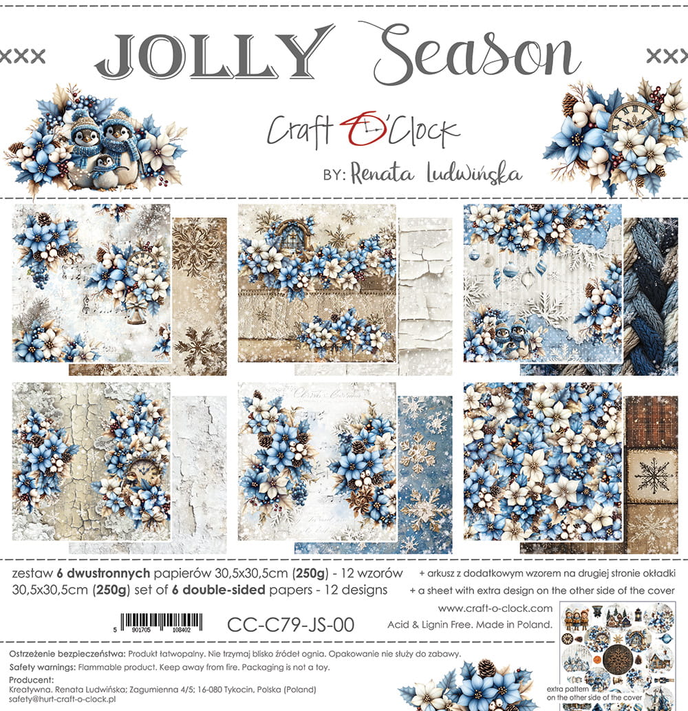 Craft o`clock - Jolly Season 12x12"