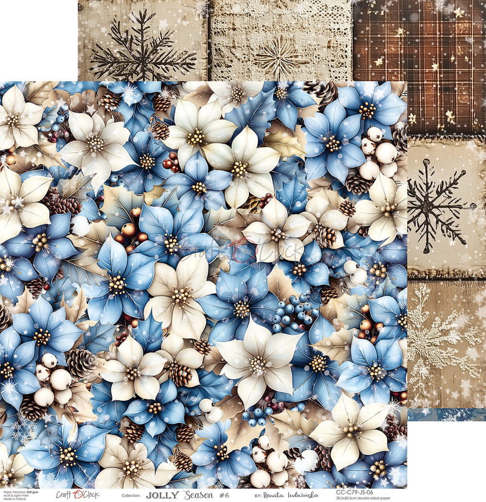 Craft o`clock - Jolly Season 8x8"