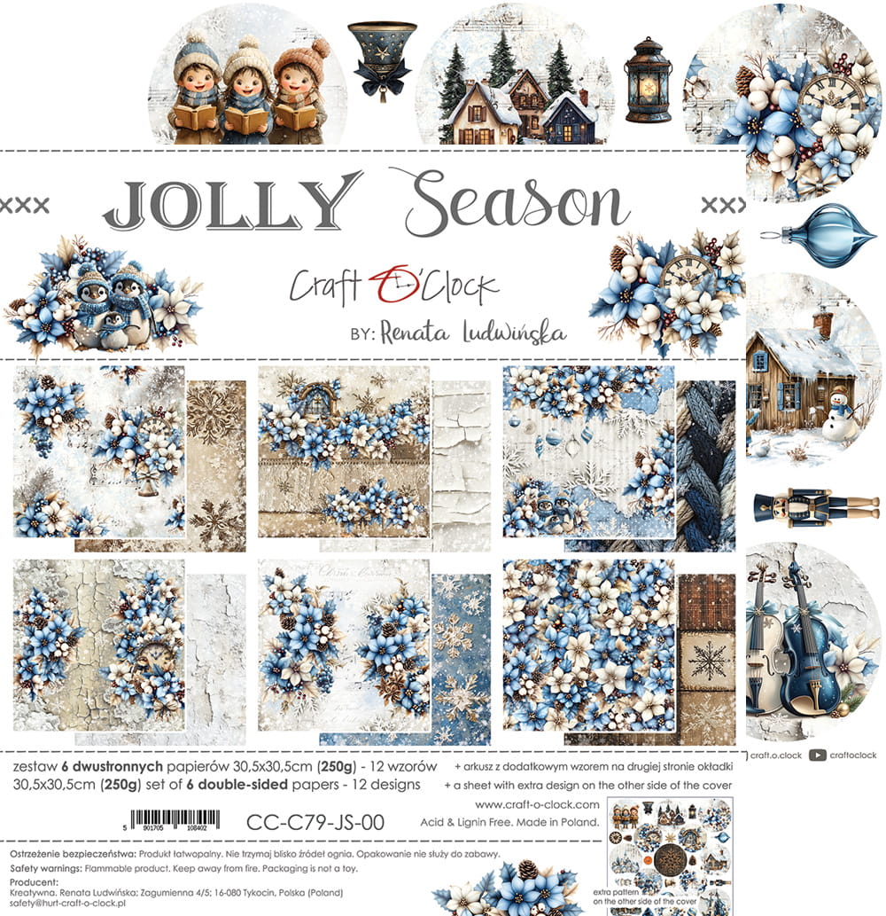 Craft o`clock - Jolly Season 8x8"