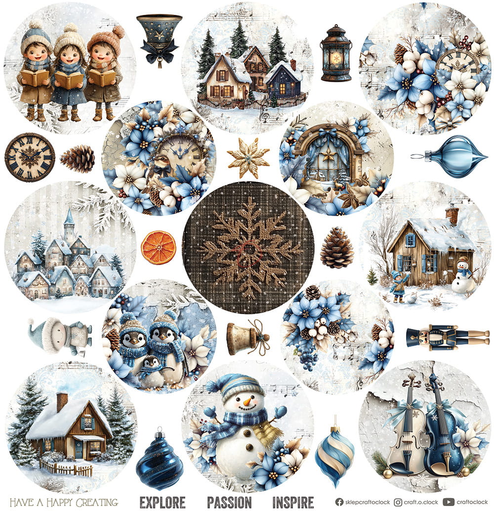 Craft o`clock - Jolly Season 8x8"