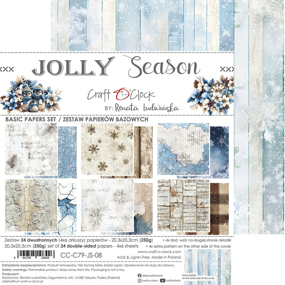 Craft o`clock - Jolly Season 8x8" mix