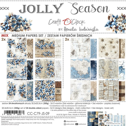 Craft o`clock - Jolly Season 8x8" mix