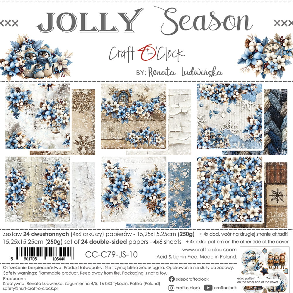 Craft o`clock - Jolly Season 6x6"