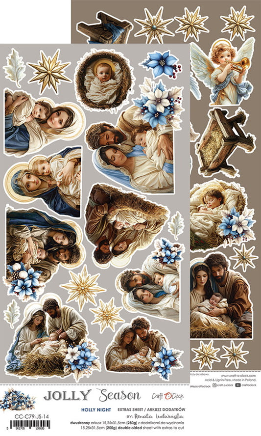Craft o`clock - Jolly Season - Holly Night 6x12"