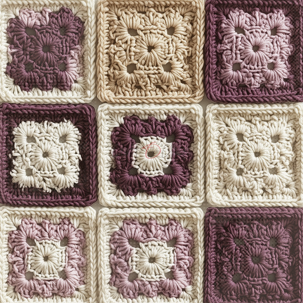 Craft o `clock - Plum & Caramel 8x8" mix