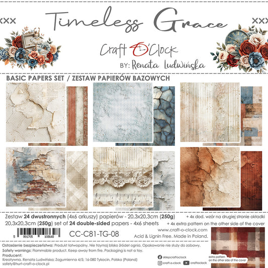 Craft o`clock - Timeless Grace 8x8" basic