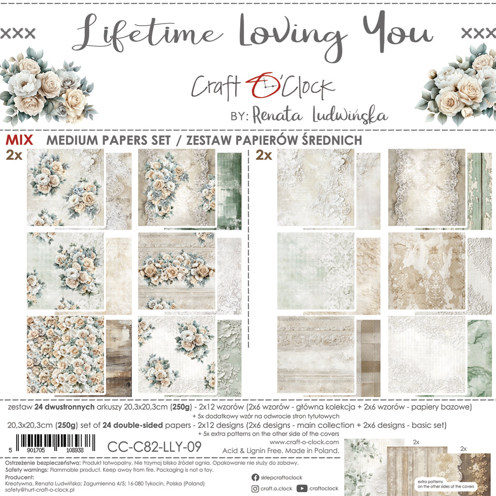 Craft o`clock - Lifetime loving you 8x8" mix