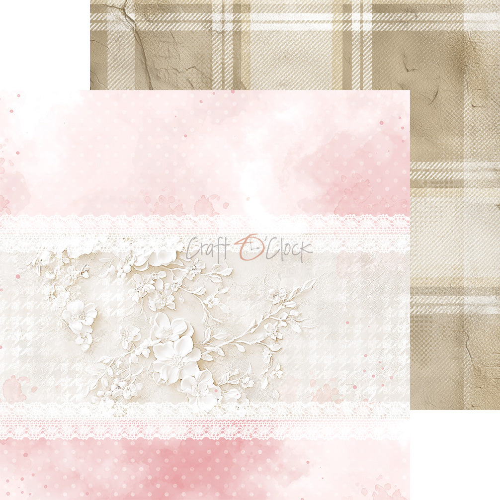 Craft o`clock - Baby Girl Universe 8x8" basic