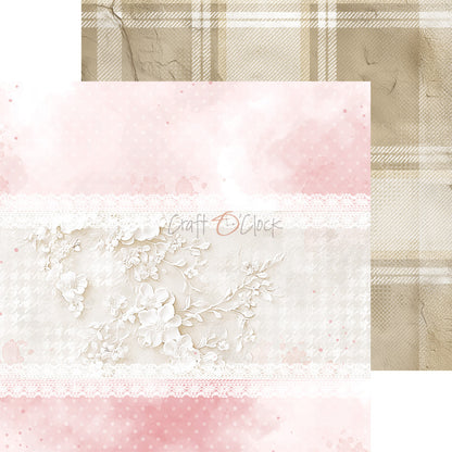 Craft o`clock - Baby Girl Universe 8x8" basic