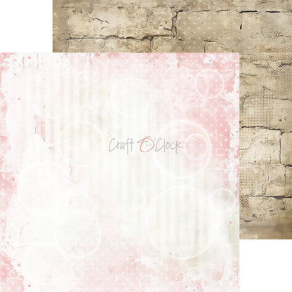 Craft o`clock - Baby Girl Universe 8x8" basic