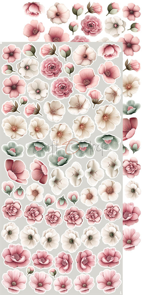 Craft o`clock - Baby Girl Universe - klippeblokk mix