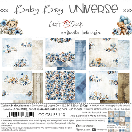 Craft o`clock - Baby Boy Universe 6x6"