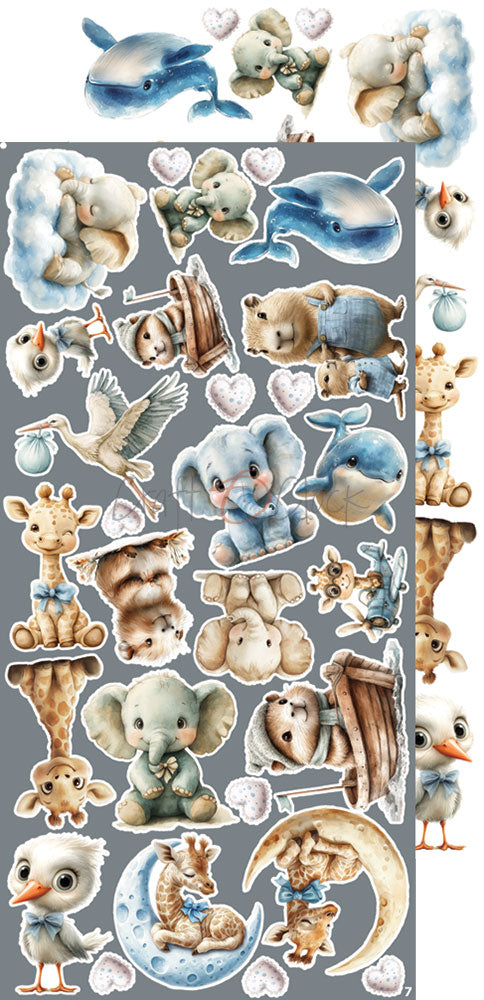 Craft 0`clock - Baby Boy Universe - flowers & more
