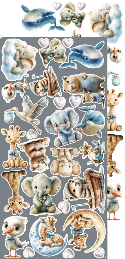 Craft 0`clock - Baby Boy Universe - flowers & more