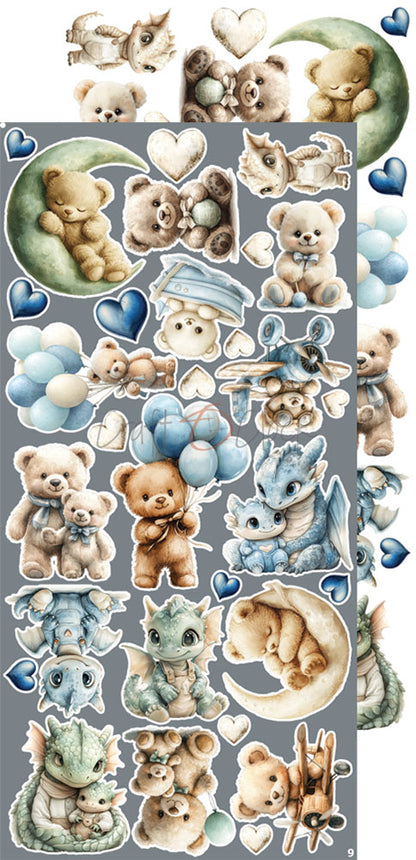 Craft 0`clock - Baby Boy Universe - flowers & more