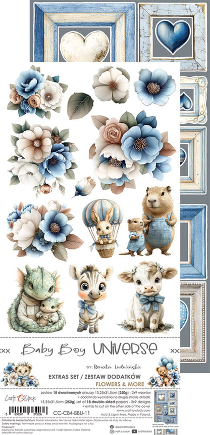 Craft 0`clock - Baby Boy Universe - flowers & more