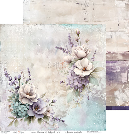 Craft o`clock - Flowers of Delight 12x12"