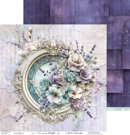 Craft o`clock - Flowers of delight 8x8" mix