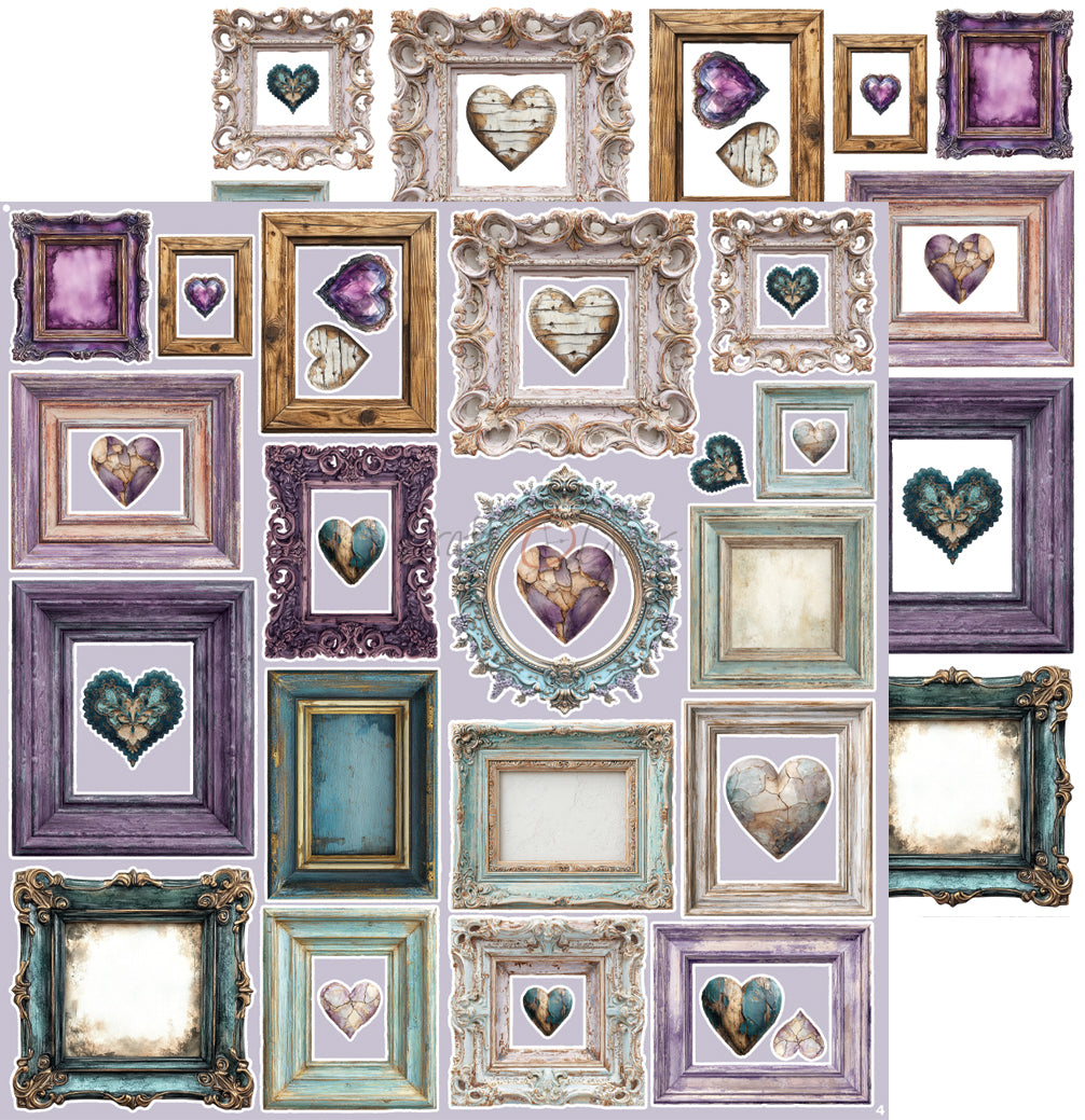 Craft o`clock - Flowers of Delight - klippeblokk 12x12"-  mix