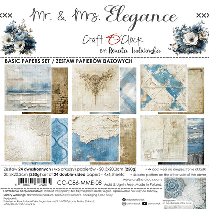 Craft o`clock - Mr. & Mrs. Elegance 8x8" basic