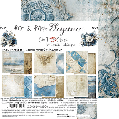 Craft o`clock -Mr. & Mrs Elegance 8x8" mix