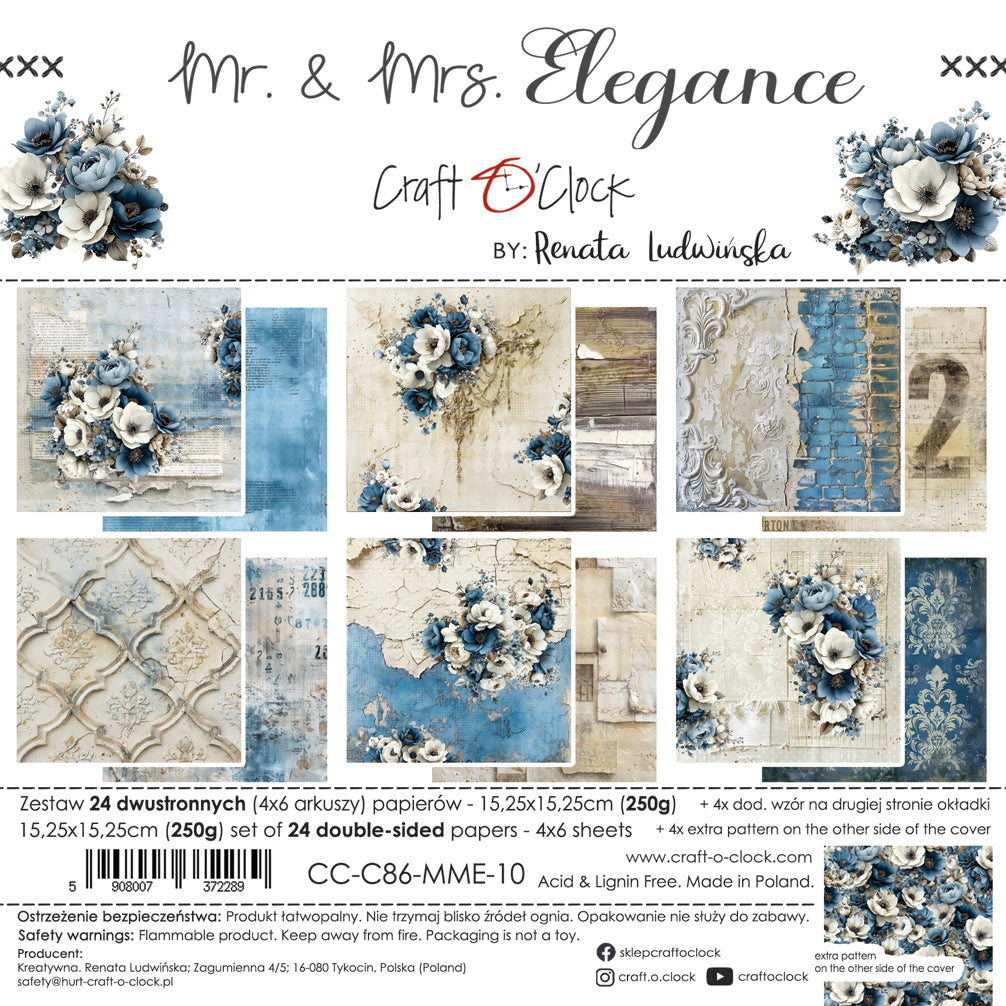 Craft o`clock - Mr & Mrs Elegance 6x6"