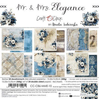 Craft o`clock - Mr & Mrs Elegance 6x6"