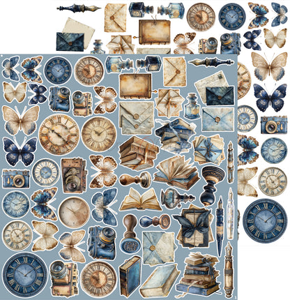Craft o`clock - Mr & Mrs Elegance - klippeblokk 12x12"-  Elegance
