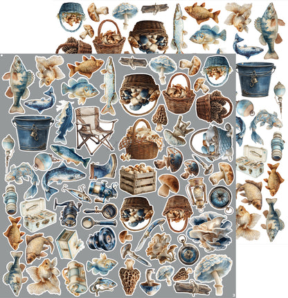 Craft o`clock - Mr & Mrs Elegance  - klippeblokk 12x12"-  Hobby