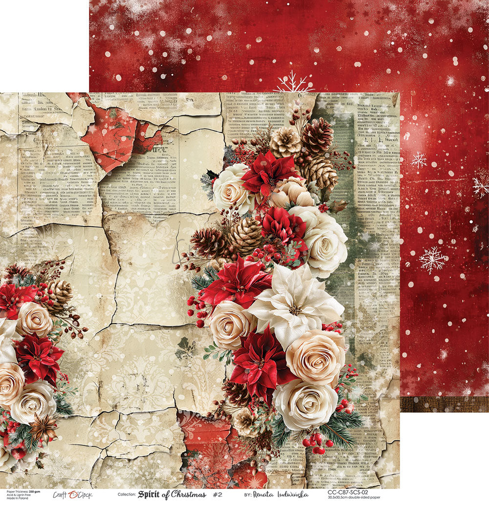 Craft o`clock - Spirit of Christmas 8x8" - mix