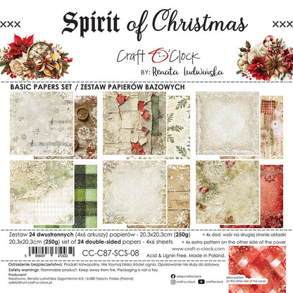 Craft o`clock - Spirit of Christmas 8x8" - basic