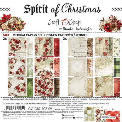Craft o`clock - Spirit of Christmas 8x8" - mix