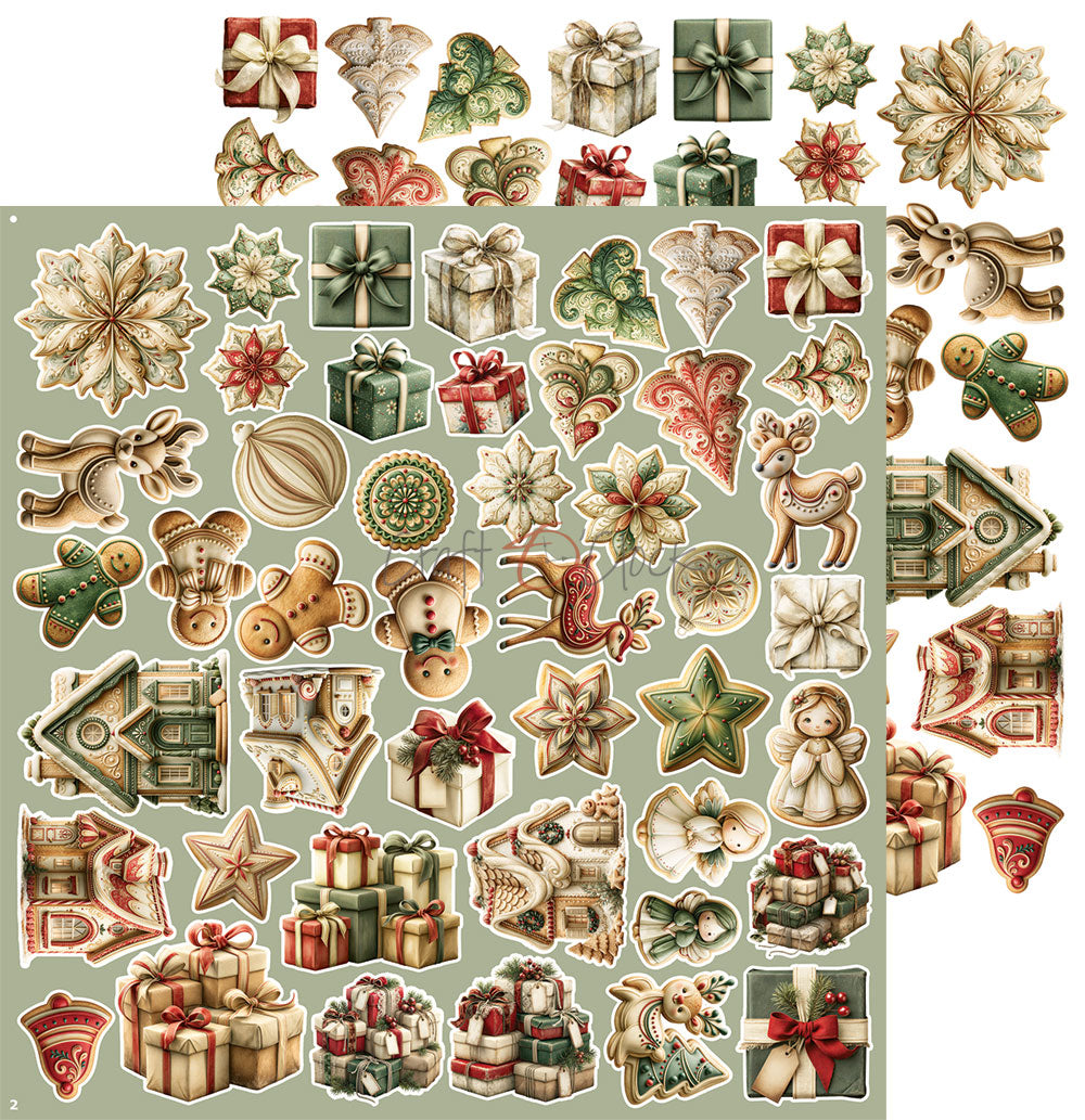Craft o`clock - Spirit of Christmas - Christmas klippeblokk