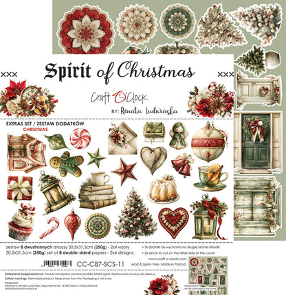 Craft o`clock - Spirit of Christmas - Christmas klippeblokk