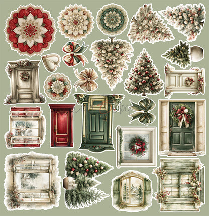 Craft o`clock - Spirit of Christmas - Christmas klippeblokk