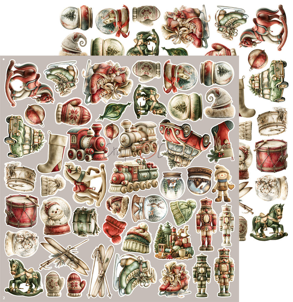 Craft o`clock - Spirit of Christmas - Jolly klippeblokk