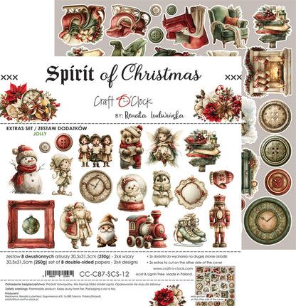 Craft o`clock - Spirit of Christmas - Jolly klippeblokk