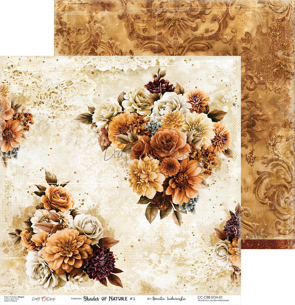 Craft o`clock - Shades of nature 6x6"