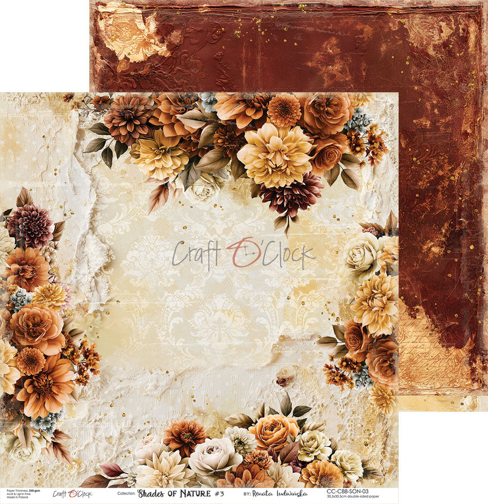 Craft o`clock - Shades of nature 6x6"