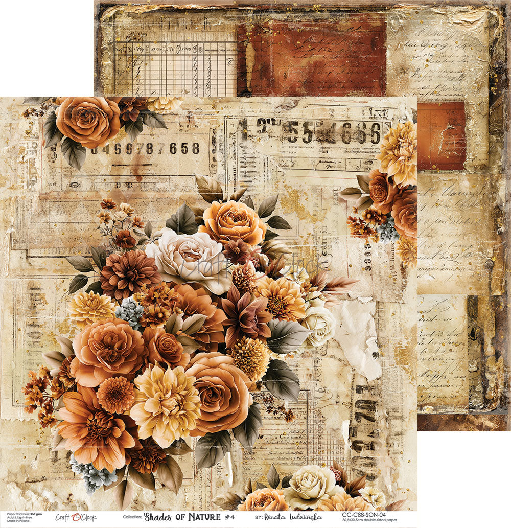 Craft o`clock - Shades of nature 6x6"