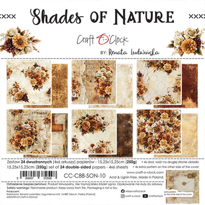 Craft o`clock - Shades of nature 6x6"