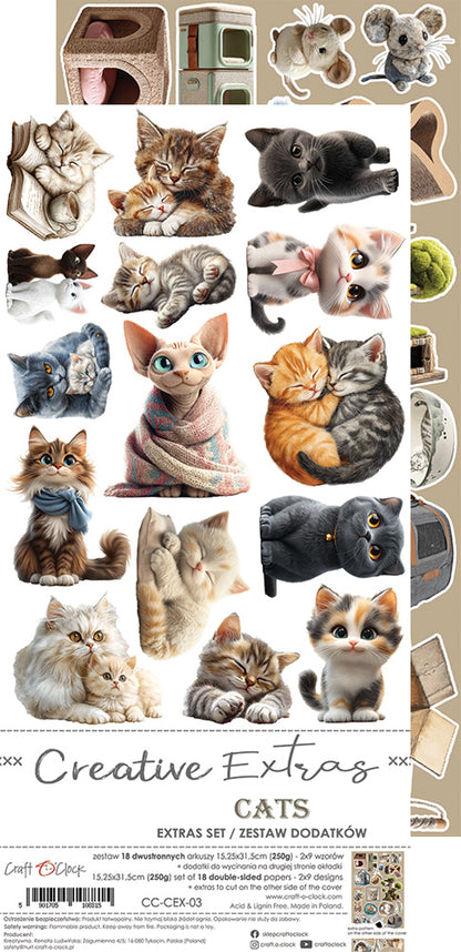 Craft o`clock - Lovely Pets - mix - klippeblokk