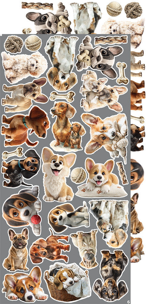 Craft o`clock - Lovely Pets - mix - klippeblokk