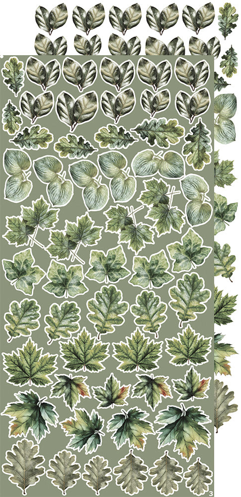 Craft o`clock - All Leaves - mix - klippeblokk