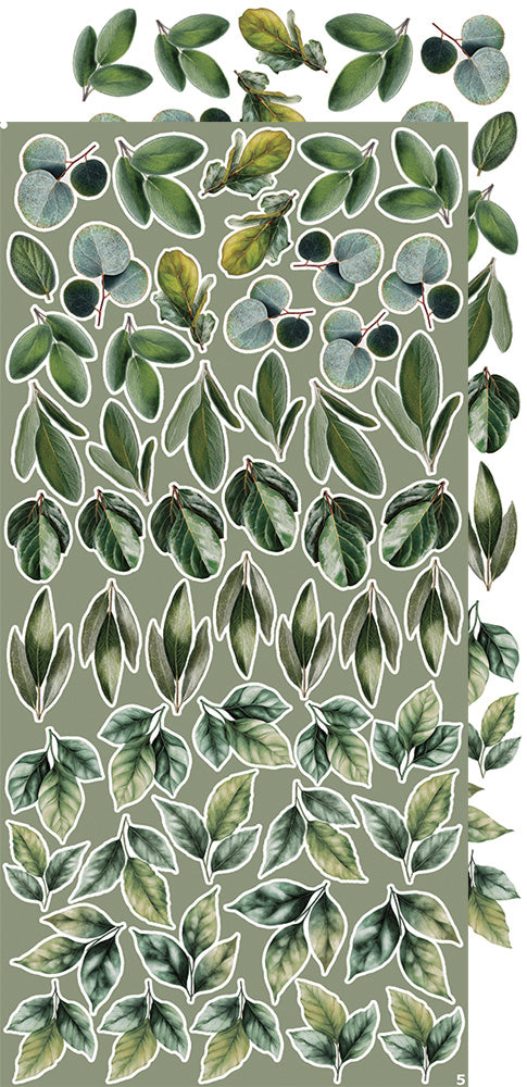 Craft o`clock - All Leaves - mix - klippeblokk