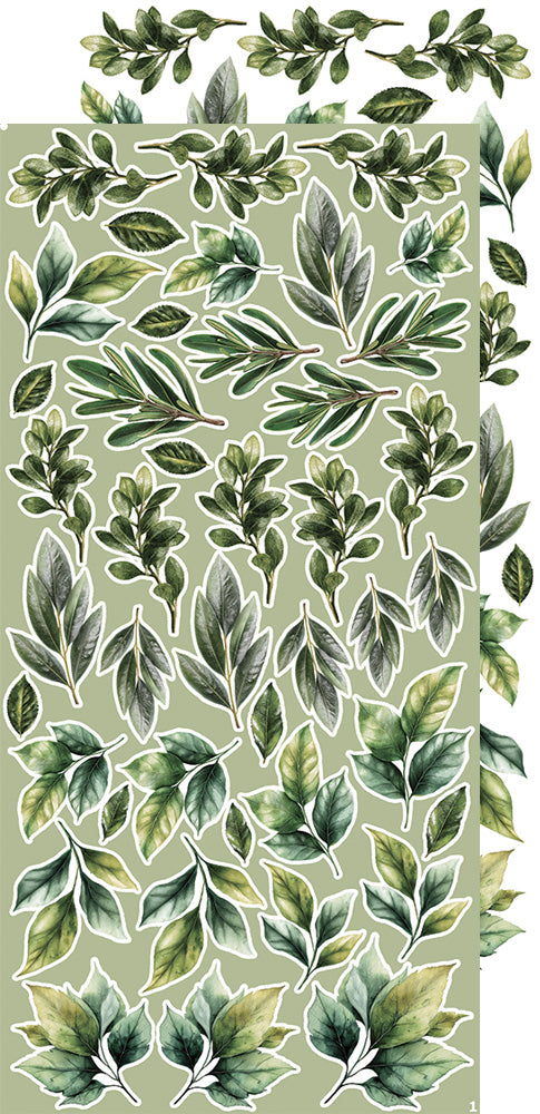 Craft o`clock - All Leaves - mix - klippeblokk