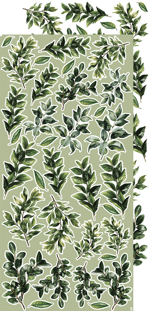 Craft o`clock - All Leaves - mix - klippeblokk